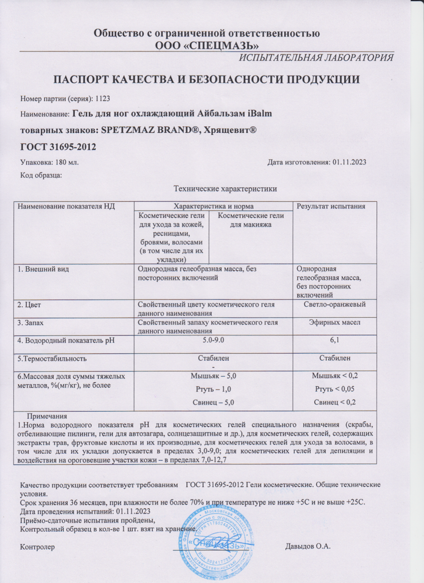 Паспорт №112023